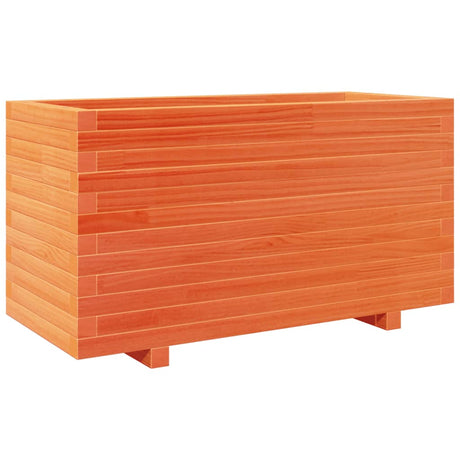 Vidaxx plantekasse 90x40x49,5 cm massiv fyrretræ, vask brun