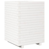 Vidaxx plantekasse 50x50x72 cm massiv fyrretræ hvid