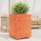 Vidaxx plantekasse 50x50x72 cm massiv fyrretræ, vask brun