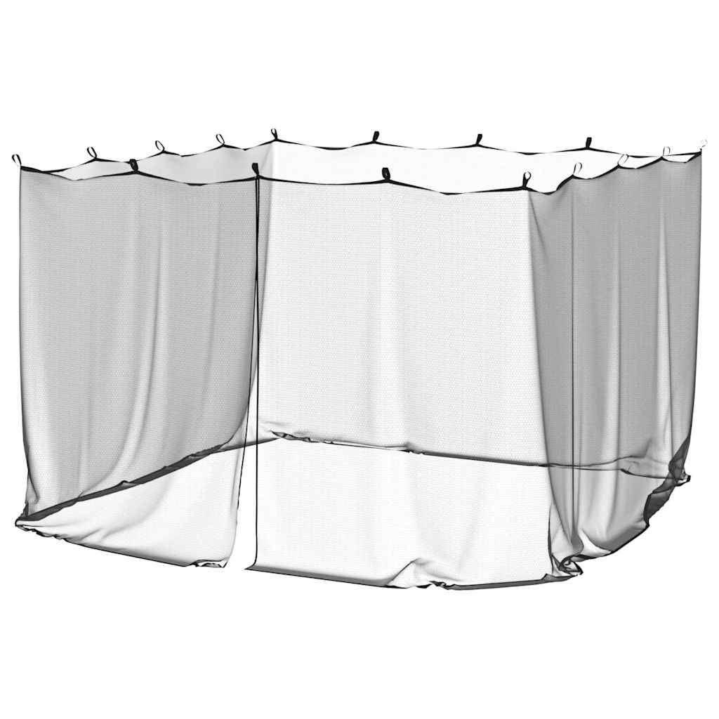 Vidaxx udendørs myggenet 220 mesh sort 300x300x200 cm