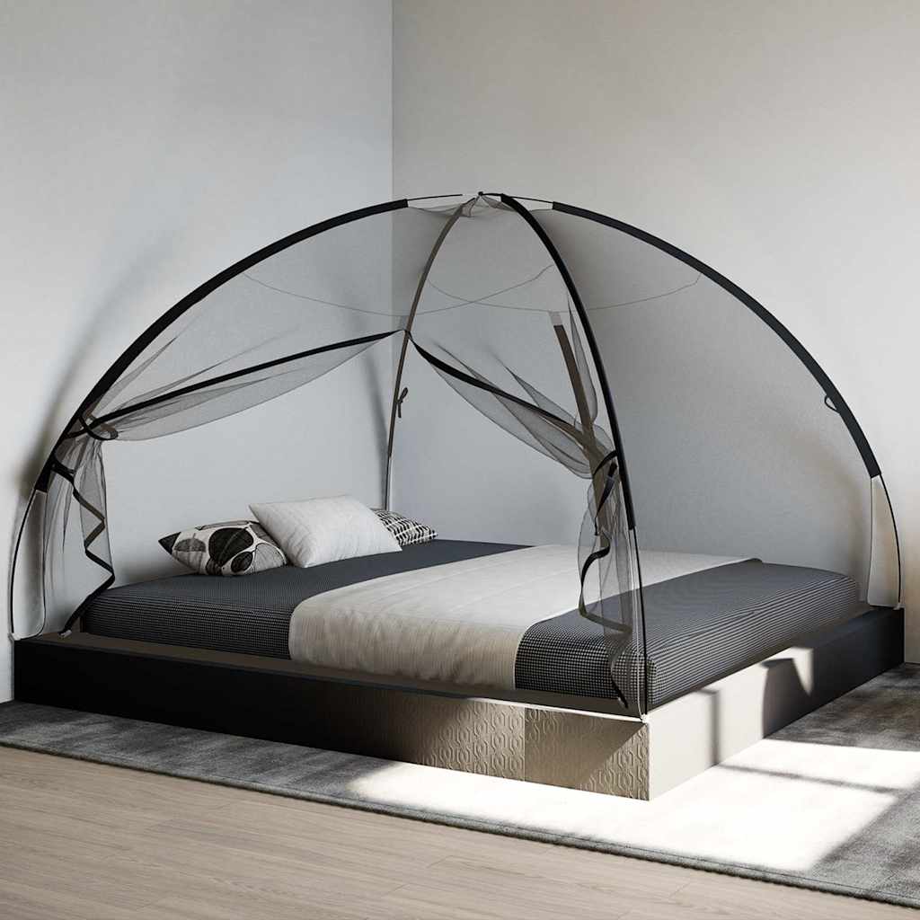 Vidaxx myggenet med døre mongoliet 220 mesh 200x180x135 cm sort