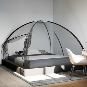 Vidaxx myggenet med døre mongoliet 220 mesh 200x200x135 cm sort
