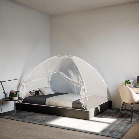 Vidaxx myggenet med døre mongoliet 220 mesh 200x120x130 cm hvid