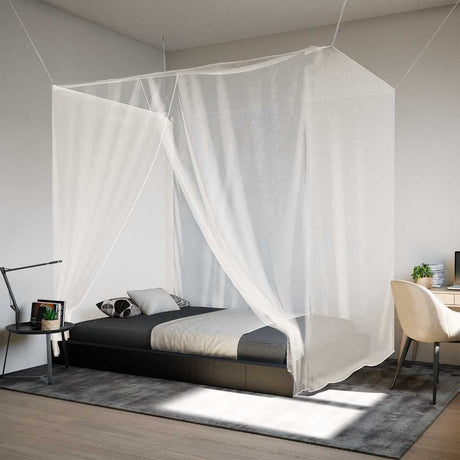 Vidaxx hængende myggenet 156 mesh 220x120x150 cm hvid