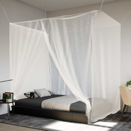 Vidaxx hængende myggenet 156 mesh 220x120x150 cm hvid