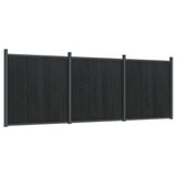 VidaXL Hegnspanel 526x186 cm HKC grå