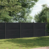 VidaXL Hegnspanel 526x186 cm HKC grå