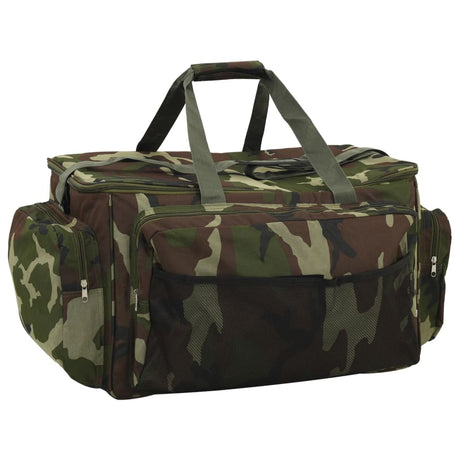 VidaXL fisketaske vandtæt camouflage oxford stof grøn