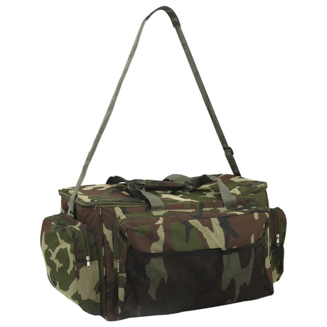 VidaXL fisketaske vandtæt camouflage oxford stof grøn