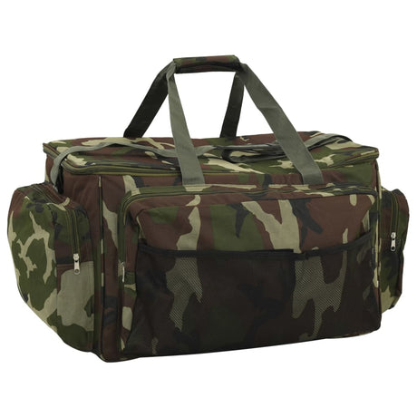 VidaXL fisketaske vandtæt camouflage oxford stof grøn