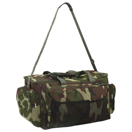 VidaXL fisketaske vandtæt camouflage oxford stof grøn