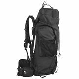 VidaXL vandrerygsæk 60 l oxford stof sort