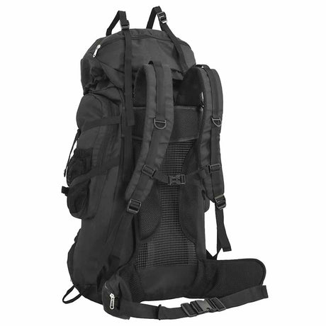 VidaXL vandrerygsæk 60 l oxford stof sort