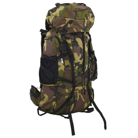 VidaXL vandrerygsæk 60 l camouflage oxford stof grøn