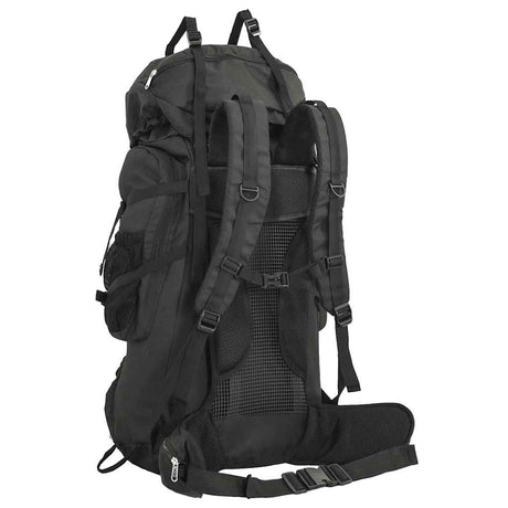 VidaXL vandrerygsæk 80 l oxford stof sort