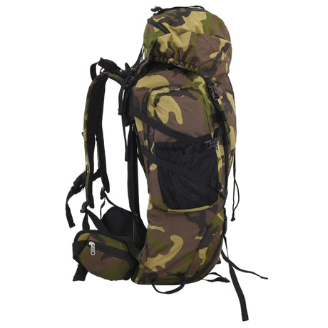VidaXL vandrerygsæk 80 l camouflage oxford stof grøn