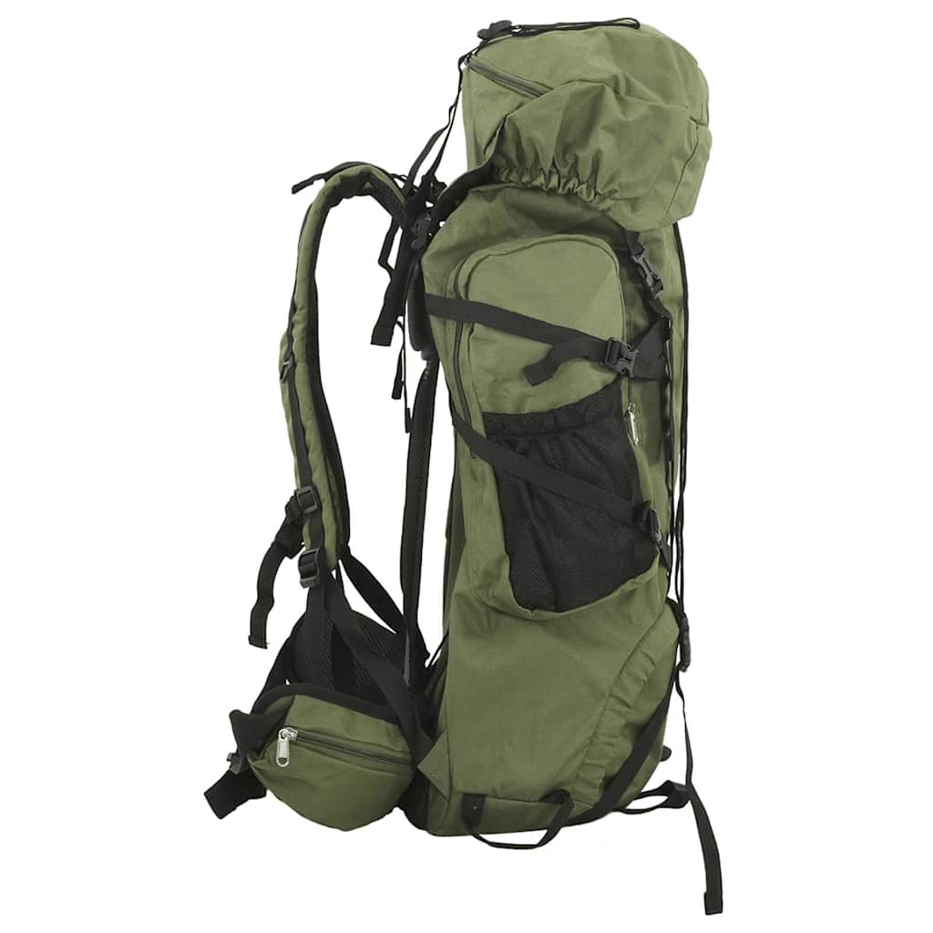 VidaXL vandrerygsæk 80 l oxford stof army green