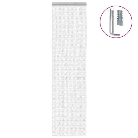 Vidaxx fluegardinkæder 56x186 cm aluminium