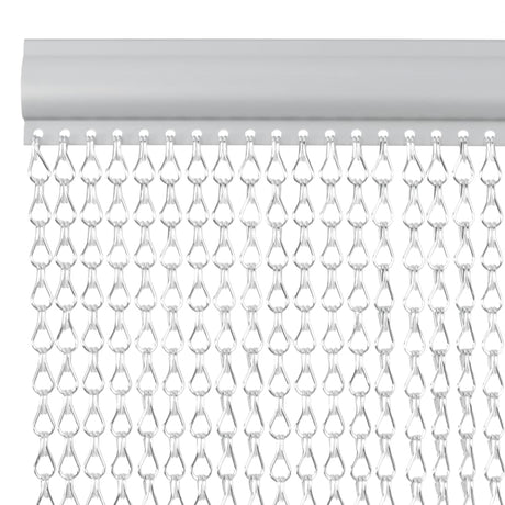 Vidaxx fluegardinkæder 56x186 cm aluminium
