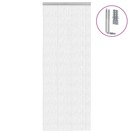 Vidaxx fluegardinkæder 80x201 cm aluminium