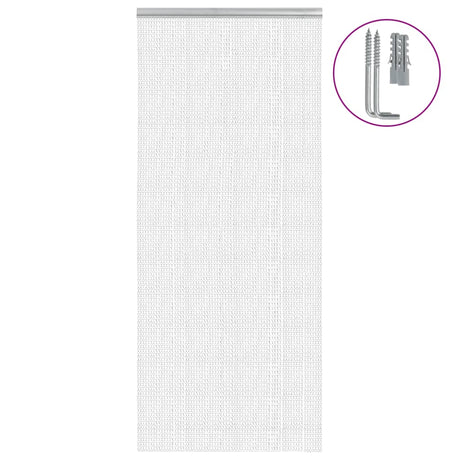 Vidaxx fluegardinkæder 90x220 cm aluminium