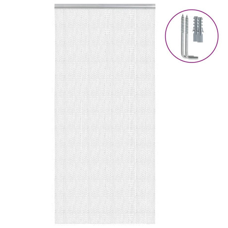 Vidaxx fluegardinkæder 100x200 cm aluminium