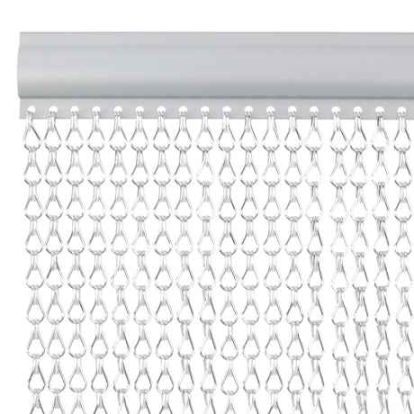 Vidaxx fluegardinkæder 100x200 cm aluminium