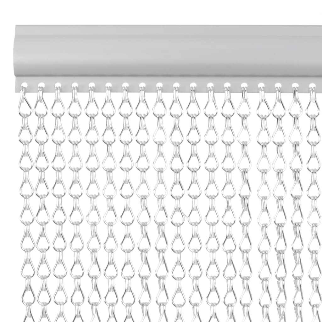 Vidaxx fluegardinkæder 100x212 cm aluminium