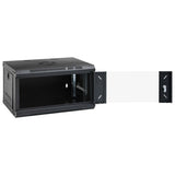 Vidaxxl 6u vægmonteret netværksskab 19 ip20 53x40x30 cm