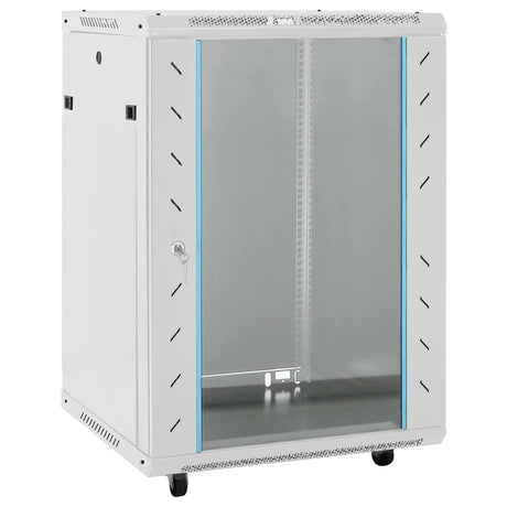 Vidaxxl netværksskab med drejende hjul 15u 19 ip20 60x45x86 cm