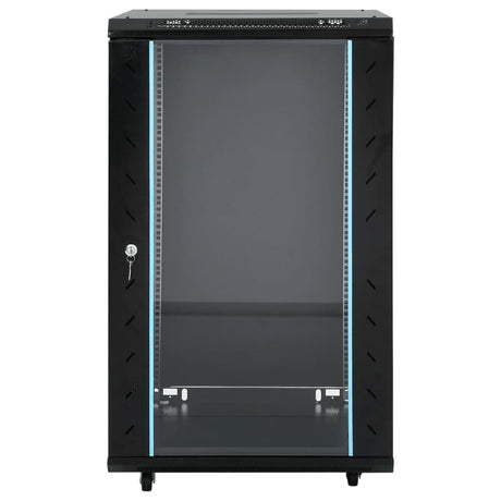 Vidaxxl netværksskab med drejende hjul 18h 19 ip20 60x60x100 cm