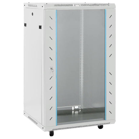Vidaxxl netværksskab med drejende hjul 18h 19 ip20 60x60x100 cm