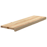 Vidaxx trappetrin 4 stk 90x25x2 cm ubehandlet massiv eg