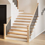Vidaxx trappetrin 4 stk 110x25x2 cm ubehandlet massiv eg
