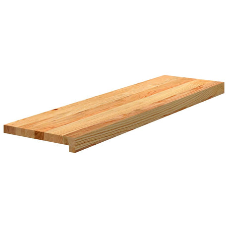 Vidaxx trappetrin 4 stk 90x25x2 cm massiv eg lysebrun