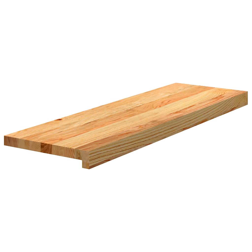Vidaxx trappetrin 4 stk 80x30x2 cm massiv eg lysebrun