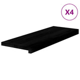 Vidaxx trappetrin 4 stk 70x30x2 cm massiv eg mørkebrun