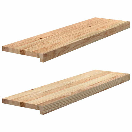 Vidaxx trappetrin 2 stk 90x25x2 cm ubehandlet massiv eg