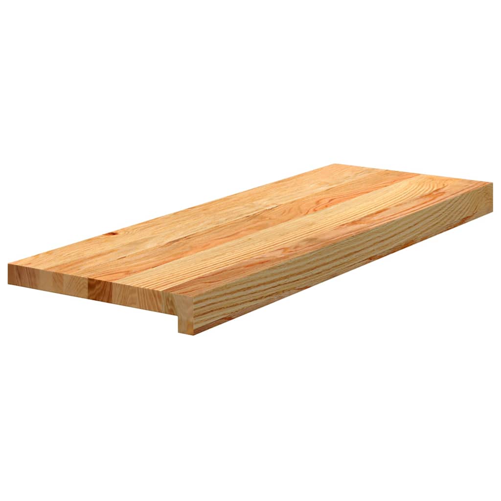 Vidaxx trappetrin 2 stk 70x25x2 cm massiv eg lysebrun