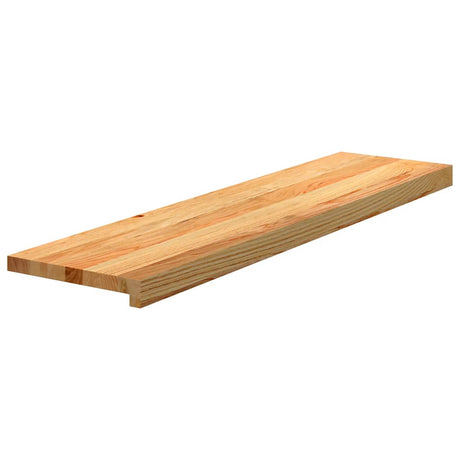 Vidaxx trappetrin 2 stk 100x25x2 cm massiv eg lysebrun