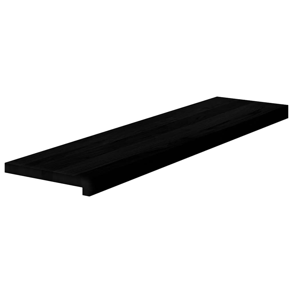 Vidaxx trappetrin 2 stk 100x25x2 cm massiv eg mørkebrun