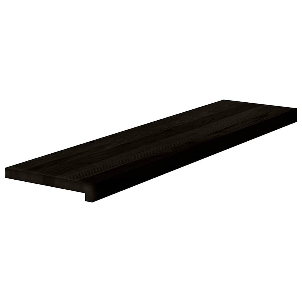 Vidaxx trappetrin 2 stk 100x30x2 cm massiv eg mørkebrun