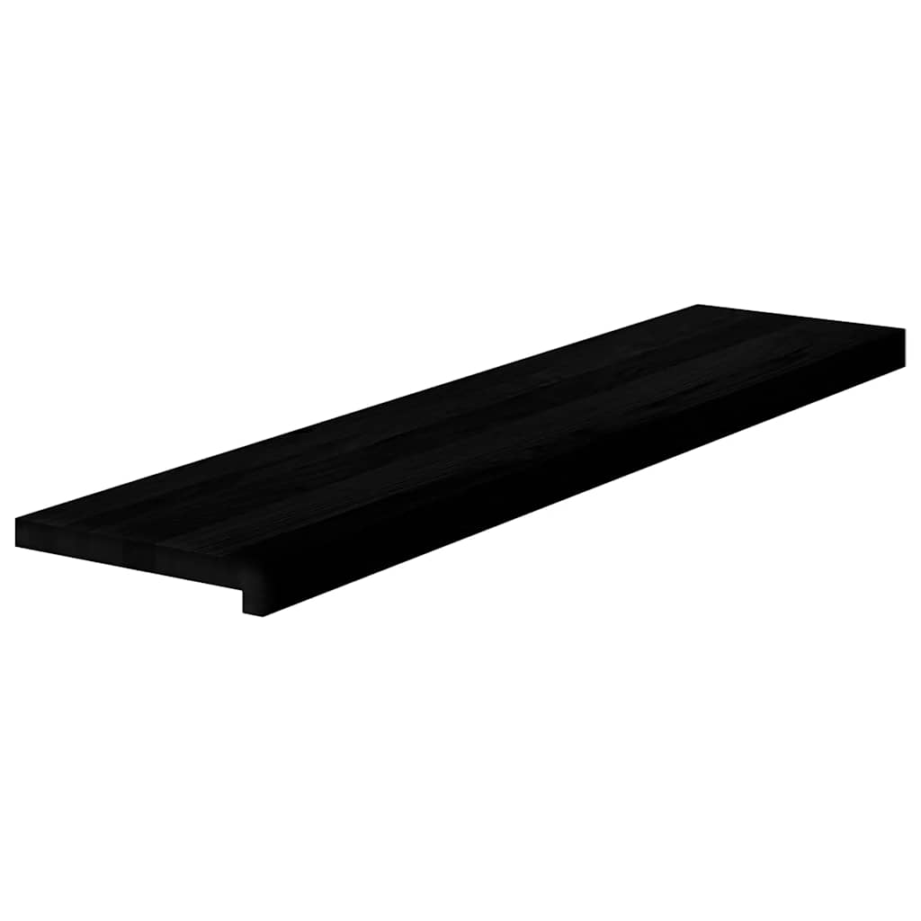 Vidaxx trappetrin 2 stk 110x30x2 cm massiv eg mørkebrun