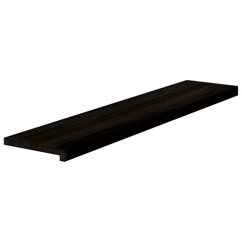 Vidaxx trappetrin 2 stk 120x30x2 cm massiv eg mørkebrun