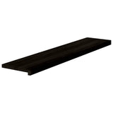 Vidaxx trappetrin 2 stk 120x30x2 cm massiv eg mørkebrun