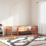 Vidaxl kinderbedframe massief grenenhout wasbruin 90x190 cm