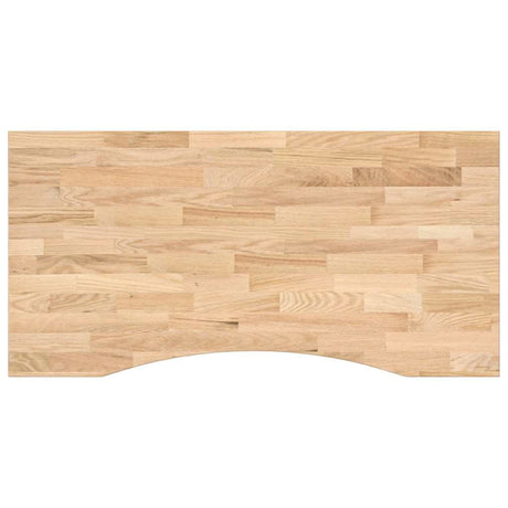 Vidaxl bureaublad rechthoekig 100x60x2,5 cm onbehandeld eikenhout