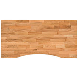 Vidaxl bureaublad rechthoekig 100x50x2,5 cm eikenhout lichtbruin