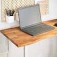 Vidaxl bureaublad rechthoekig 100x50x2,5 cm eikenhout lichtbruin