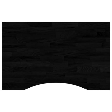 Vidaxl bureaublad rechthoekig 80x50x2,5 cm eikenhout donkerbruin